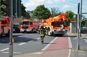 Unfall zwischen zwei KVB Bahnen Koeln Hoehenhaus Im Weidenbruch P071